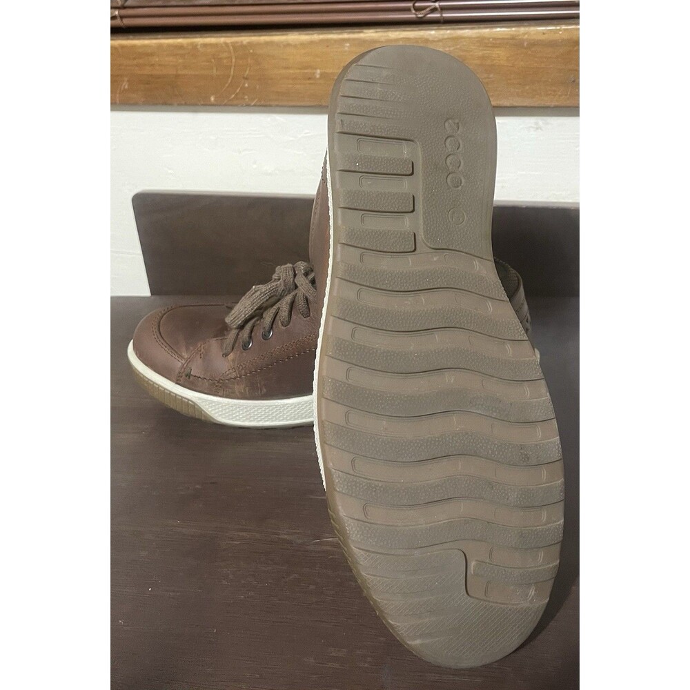 Ecco Men's Brown Byway Tred Gore-Tex Lace Up Leather Sneaker Size 8 - Picture 6 of 7